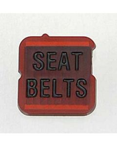 Seat Belt Warning Lens, 1968-1971