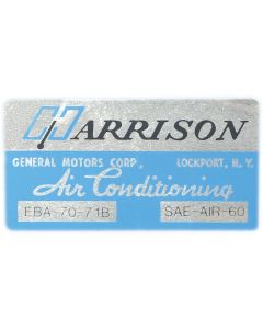 Decal,Heat Exchanger,1971