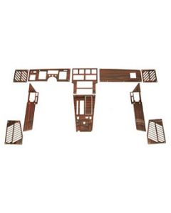 1984-1985 Corvette Dash And Trim Kit For Cars With Automatic Transmission Coupe Rosewood	