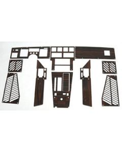1988-1989 Corvette Dash And Trim Kit For Cars With Automatic Transmission Coupe Rosewood	