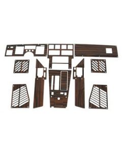 1986-1987 Corvette Coupe Dash And Trim Kit For Cars With Automatic Transmission Rosewood	