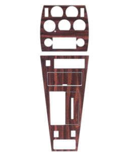 1977-1980 Corvette Center Dash And Console Kit For Cars With Air Conditioning Rosewood	