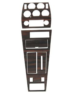 1977-1980 Corvette Center Dash And Console Kit For Cars With Air Conditioning Rosewood	