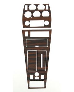 1981-1982 Corvette Center Dash And Console Kit For Cars With Air Conditioning Rosewood	