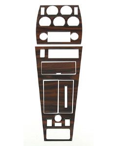 1981-1982 Corvette Center Dash And Console Kit For Cars With Air Conditioning Rosewood	