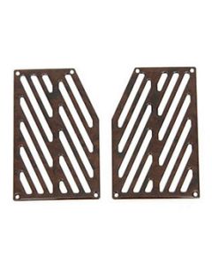 1978-1982 Corvette Speaker Trim Kit Rear Burlwood	