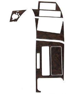 1990-1991 Corvette Dash And Trim Kit For Cars With Automatic Transmission Burlwood	