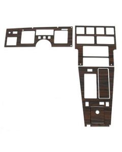 1986-1988 Corvette Dash And Trim Kit For Cars With 4-Speed Transmission And Overdrive In Knob Rosewood	