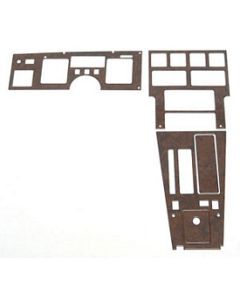 1986-1989 Corvette Dash And Trim Kit For Cars With Automatic Transmission Burlwood	