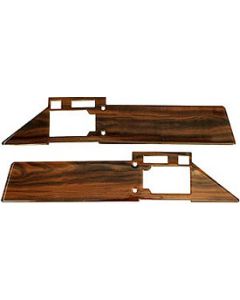 1986-1989 Corvette Door Inserts Rosewood	