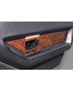 1984-1985 Corvette Door Inserts, Burlwood