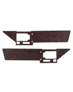1986-1989 Corvette Door Inserts Burlwood	