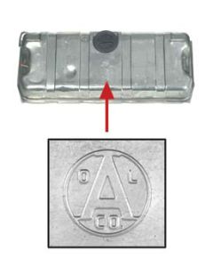 1970-1974 Corvette Gas Tank With O.L. Anderson Logo	