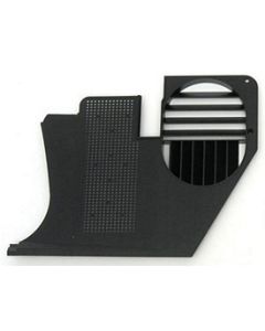 1968-1977 Corvette Lower Kick Panel Left Front Black	