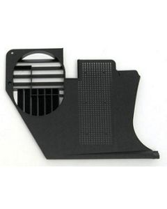 Lower Kick Panel, Right Front, Black, 1968-1977