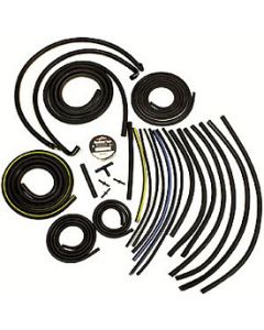 1970 Corvette Headlight And Windshield Wiper Door Vacuum Hose Kit	
