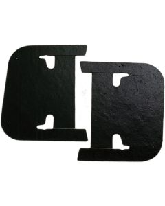 1963-1966 Corvette Inner Skirt Dust Shields With Staples	