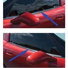 Corvette Rear Window Weatherstrip EPDM Coupe Ecklers Premier Quality Products 25-376034 