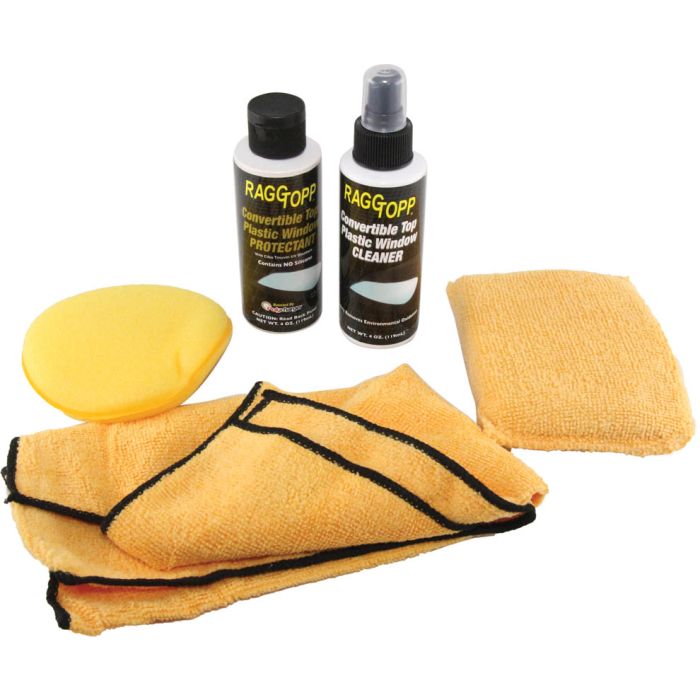 Wolfstein Pro Series Raggtopp Cleaner/Protectant Kit Plastic Window Convertible  Top 01162 Corvette Chevrolet All Models