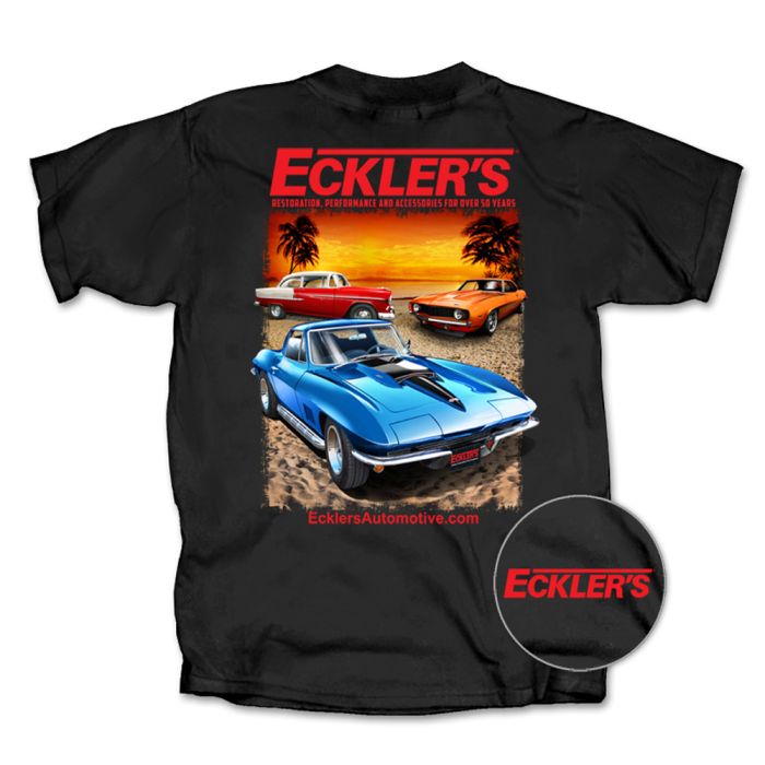 Eckler's Automotive T-Shirt, Black | Eckler's Corvette
