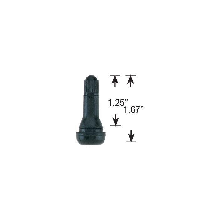 パーツ Ringle STEM 130/25/25 Eckler's Valve Stem | Rubber | 1.25' | Chevrolet | Corvette