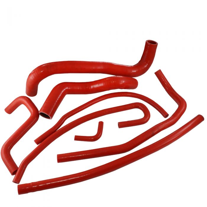 For Chevy Corvette 1969-1972 1970 1971 Red Silicone Radiator Coolant Hose Kit