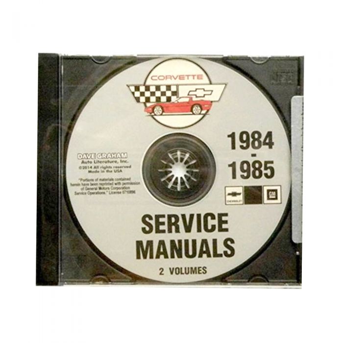 Eckler's CD-ROM Service Manual | 1984-1985 | Chevrolet | Corvette | Standard