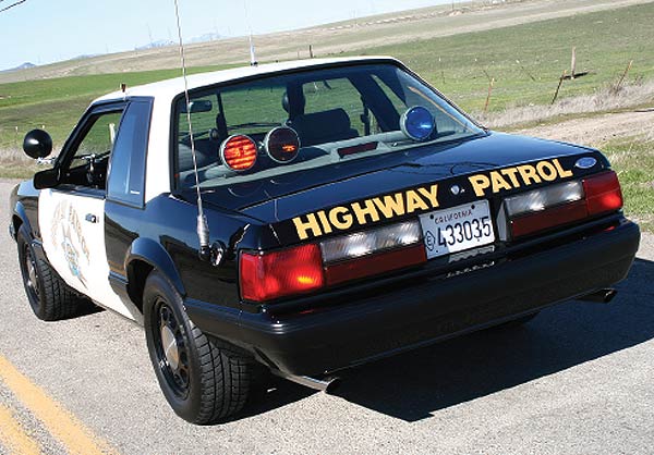 Mustang Special Service Package rear view