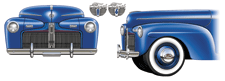 1942 Ford Model 21A Deluxe Identification Drawing