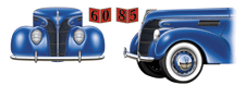 1939 Ford Model 91A Standard Identification Drawing