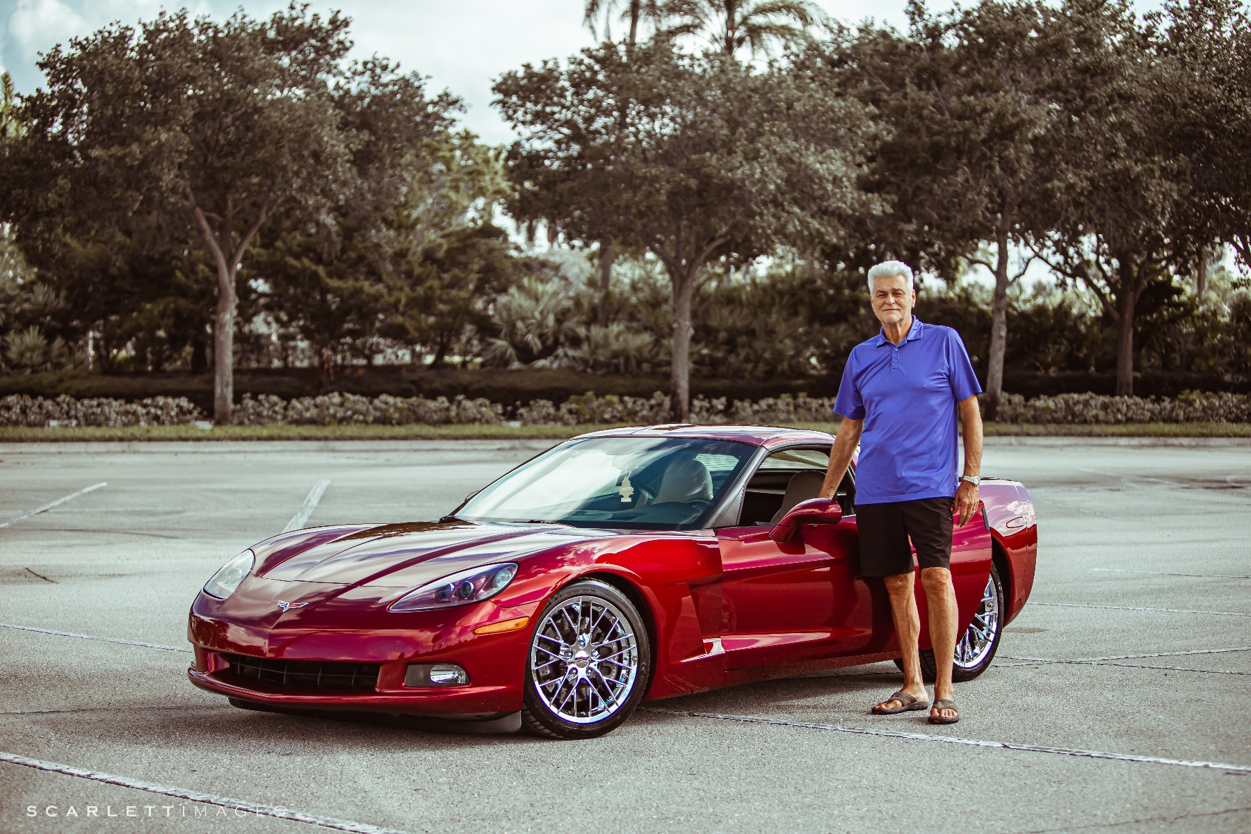 2007 C6 Corvette Z51 in Monterey Red