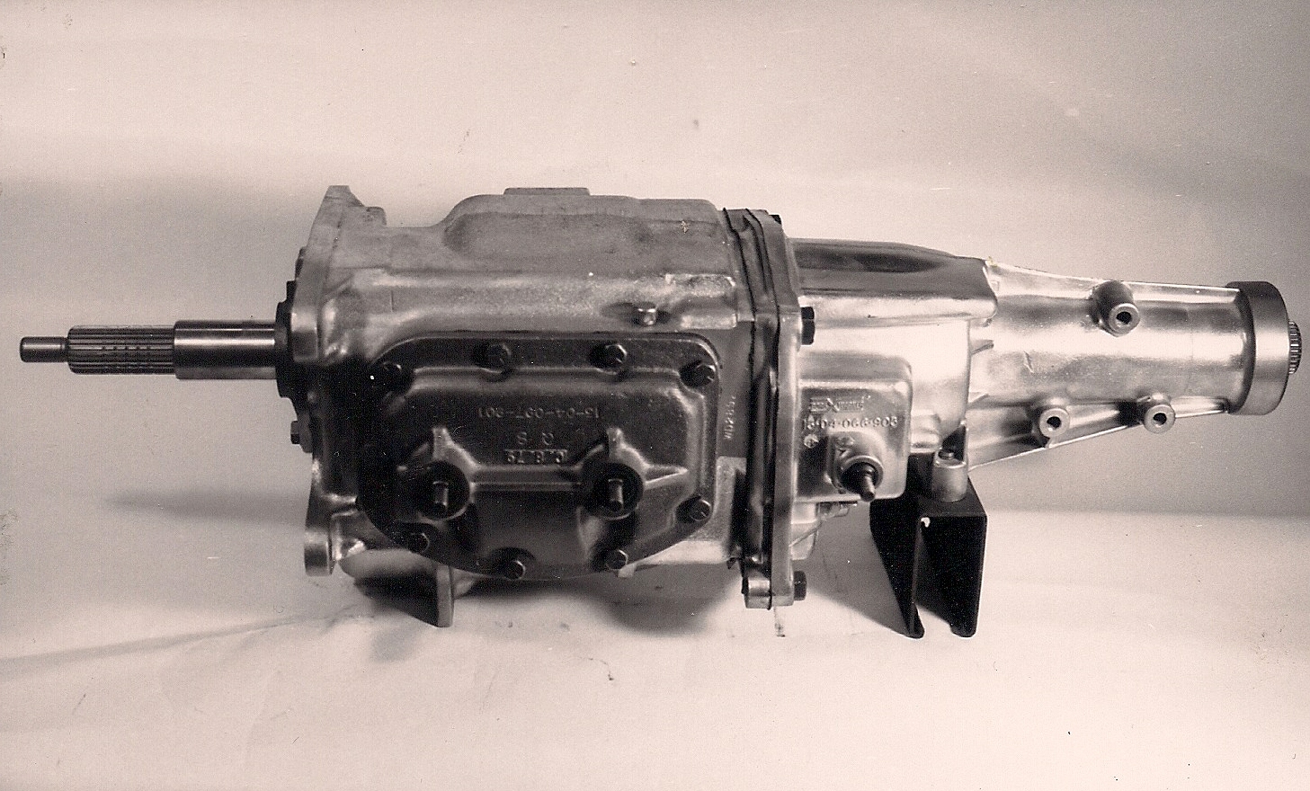 Typical Muncie 4-speed, driver’s side