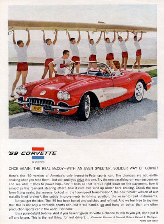 1959 Corvette Ad