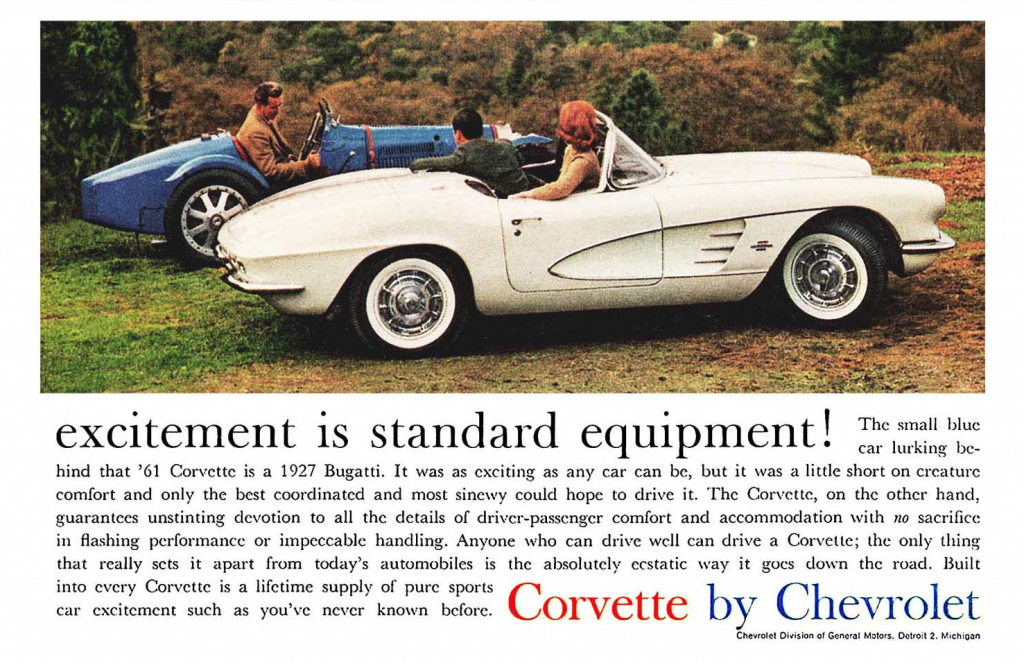 1961 Corvette Ad