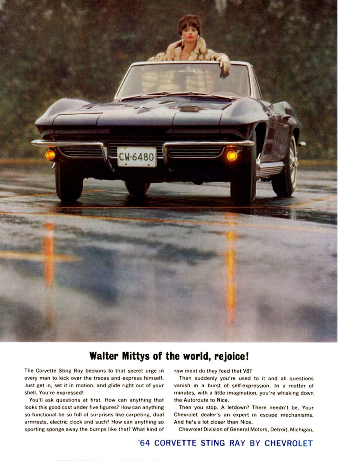 1964 Corvette Ad