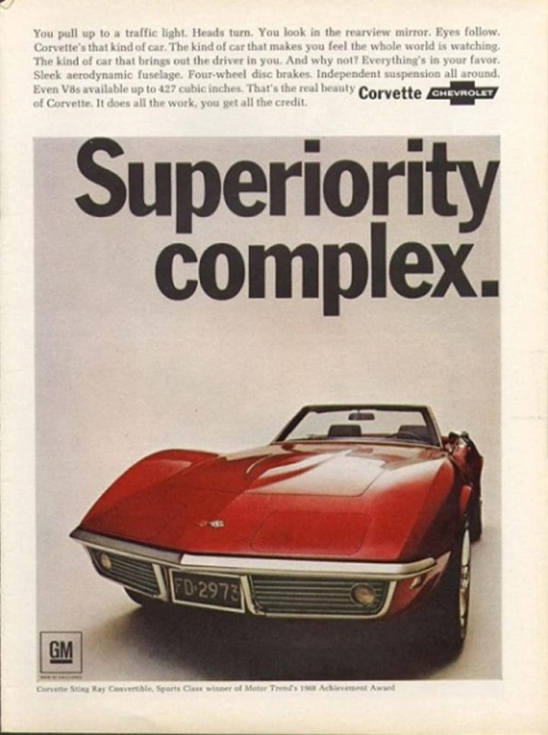 1968 Corvette Ad