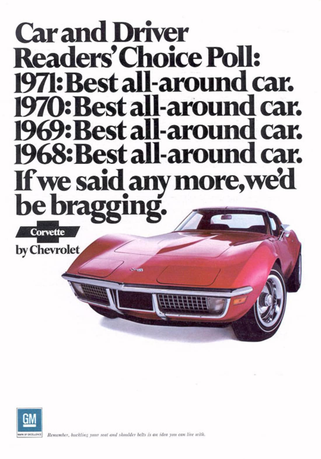 1971 Corvette Ad