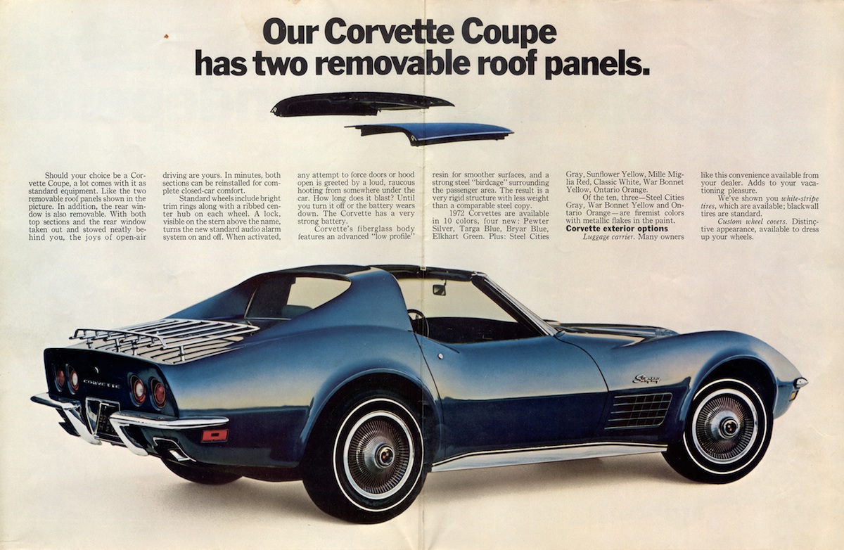 1972 Corvette Ad