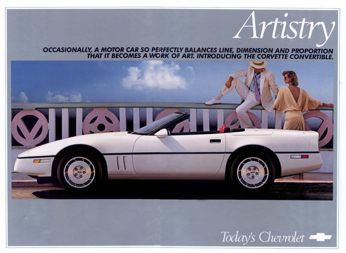 1986 Corvette Ad