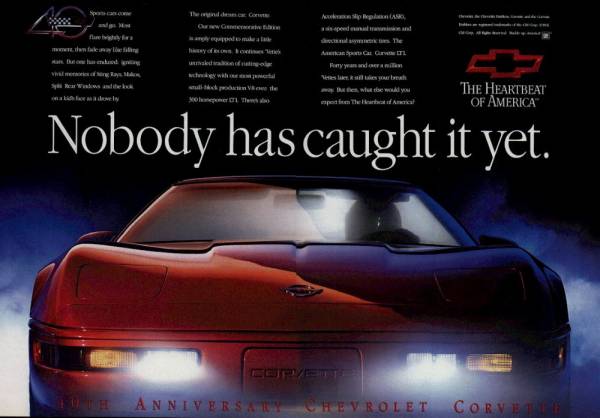 1993 Corvette Ad