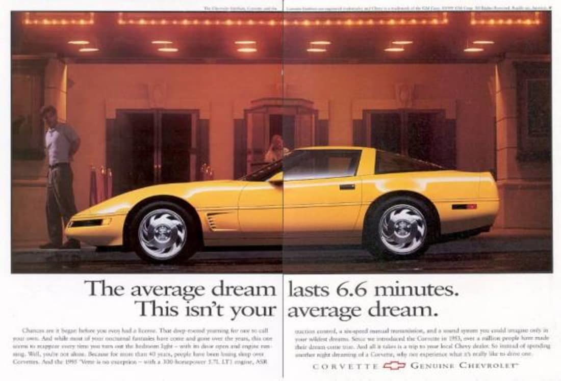 1995 Corvette Ad