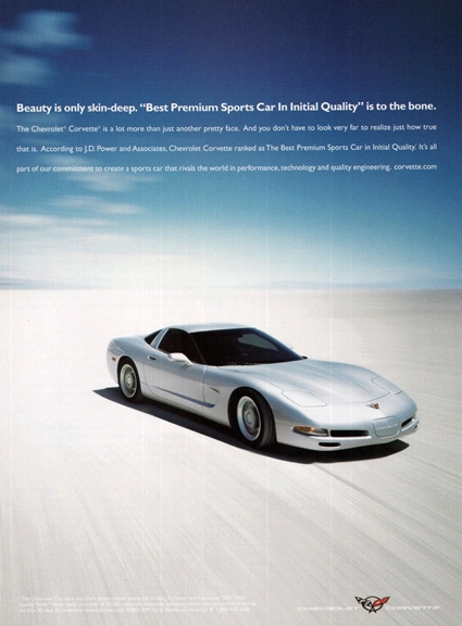 2001 Corvette Ad